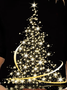 Natale albero Girocollo T-shirt